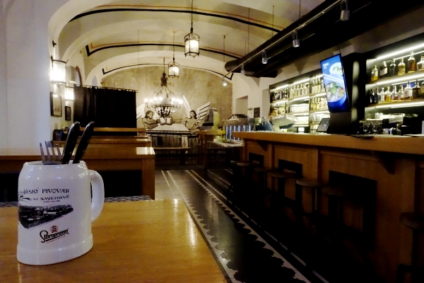 La birreria Beer Palace di Bratislava in Slovacchia 